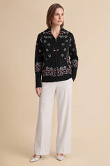 Women Black  Zip Up Cardigan Sweater| CicyBell