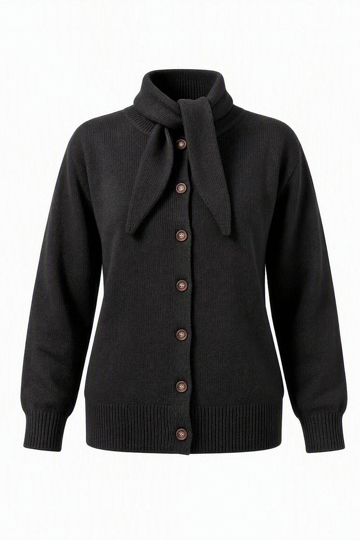 Womens Black Button Down Cardigans | CicyBell