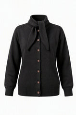 Womens Black Button Down Cardigans | CicyBell