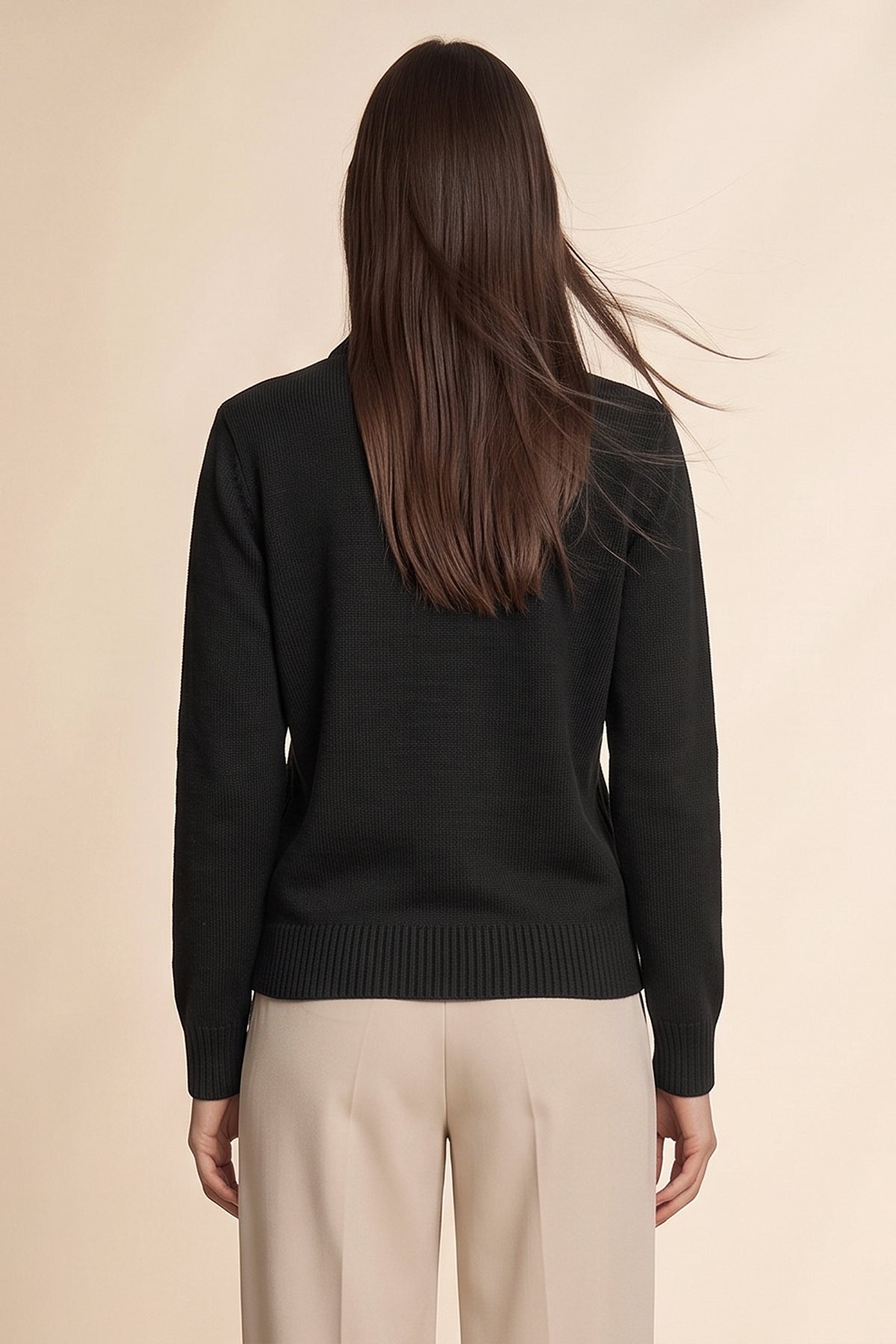 Womens Black Button Down Cardigans | CicyBell