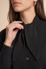 Womens Black Button Down Cardigans | CicyBell