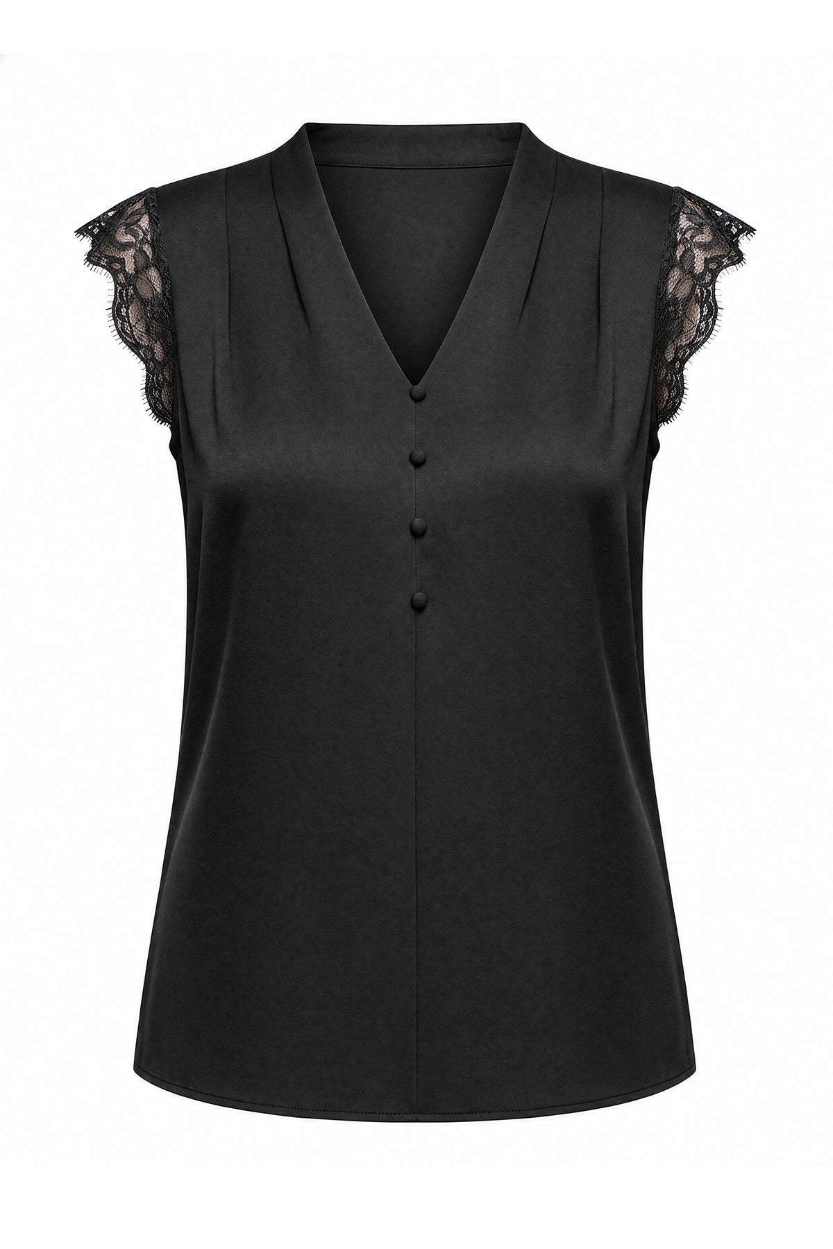 Womens Black Silk Satin Tank Tops | CicyBell