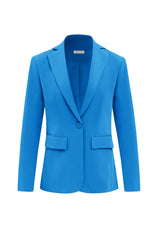 Womens Blue Casual Work Blazers | CicyBell