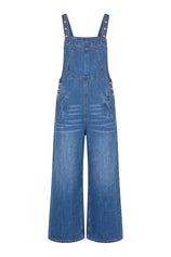 Womens Blue Bib Denim Overalls | CicyBell