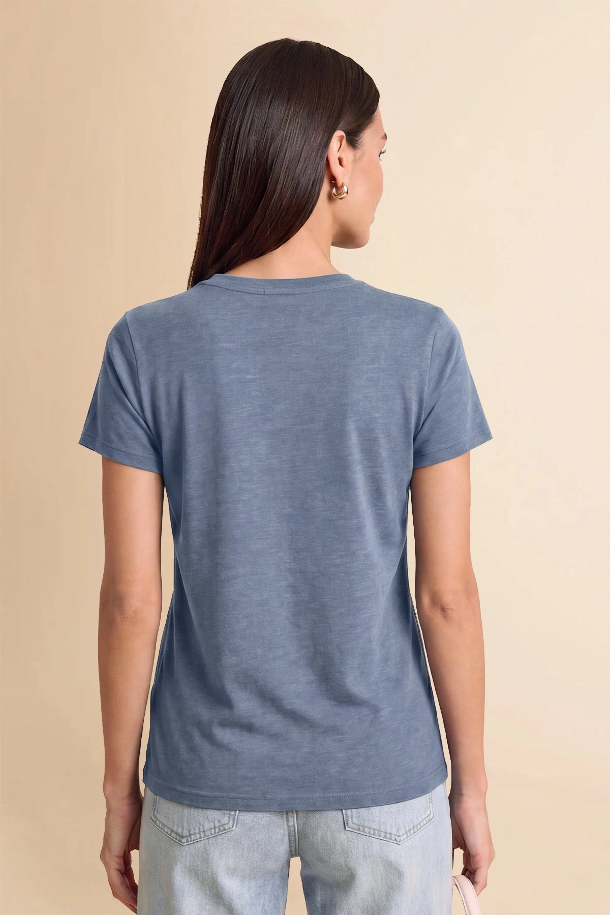 Womens Blue Short Sleeve Shirts | CicyBell