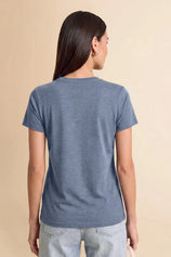 Womens Blue Short Sleeve Shirts | CicyBell