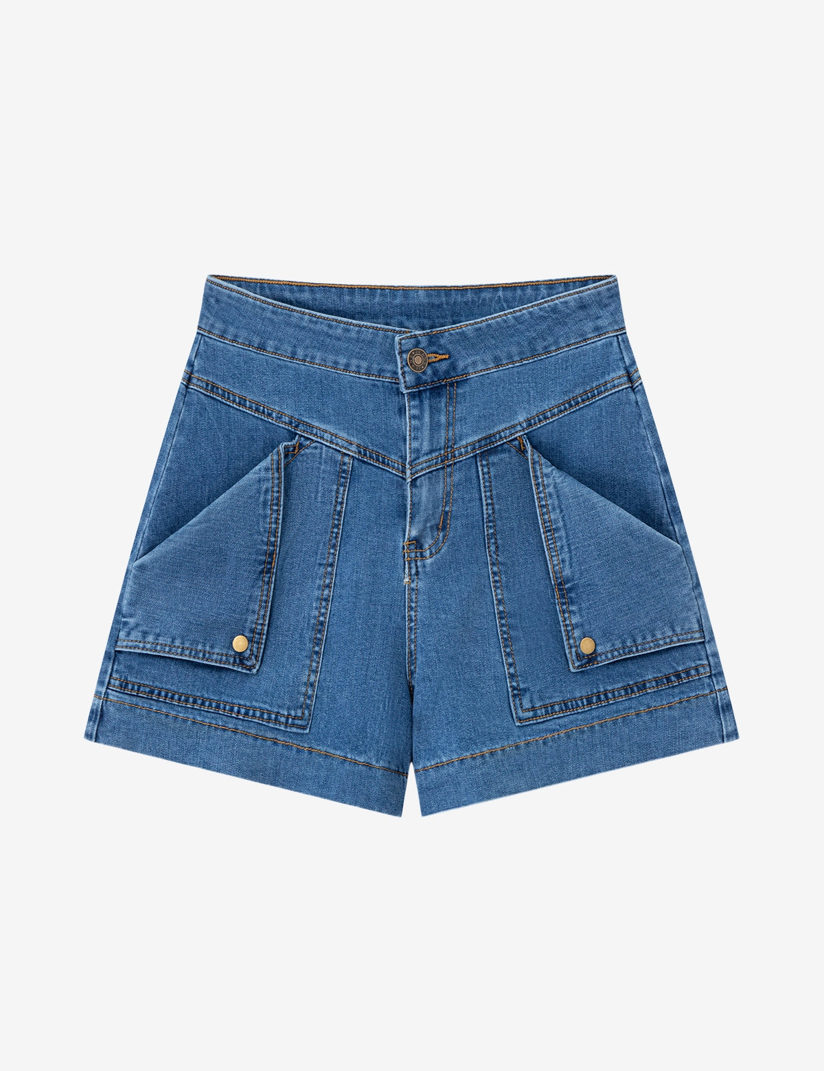 CicyBell-Women-Blue-Shorts-NX2650.webp