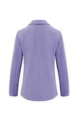 Womens Blue Purple Casual Work Blazers | CicyBell