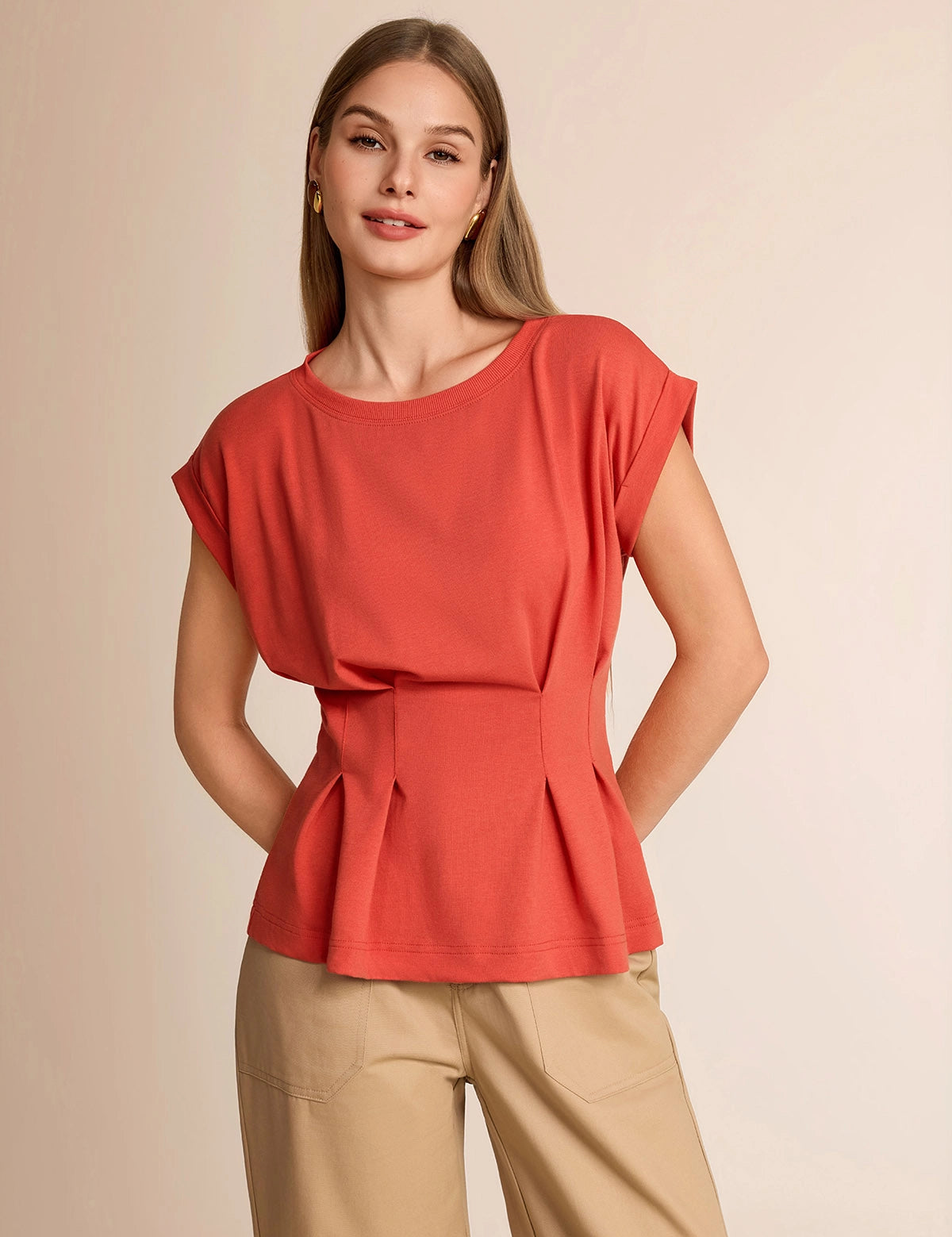 CicyBell-Women-BrickRed-CapSleeveTankTops-H5N948_2.webp