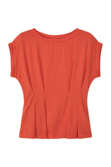 Womens Brick Red Cap Sleeve Tank Tops | CicyBell