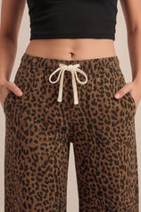 Womens Brown High Waisted Barrel Jeans | CicyBell