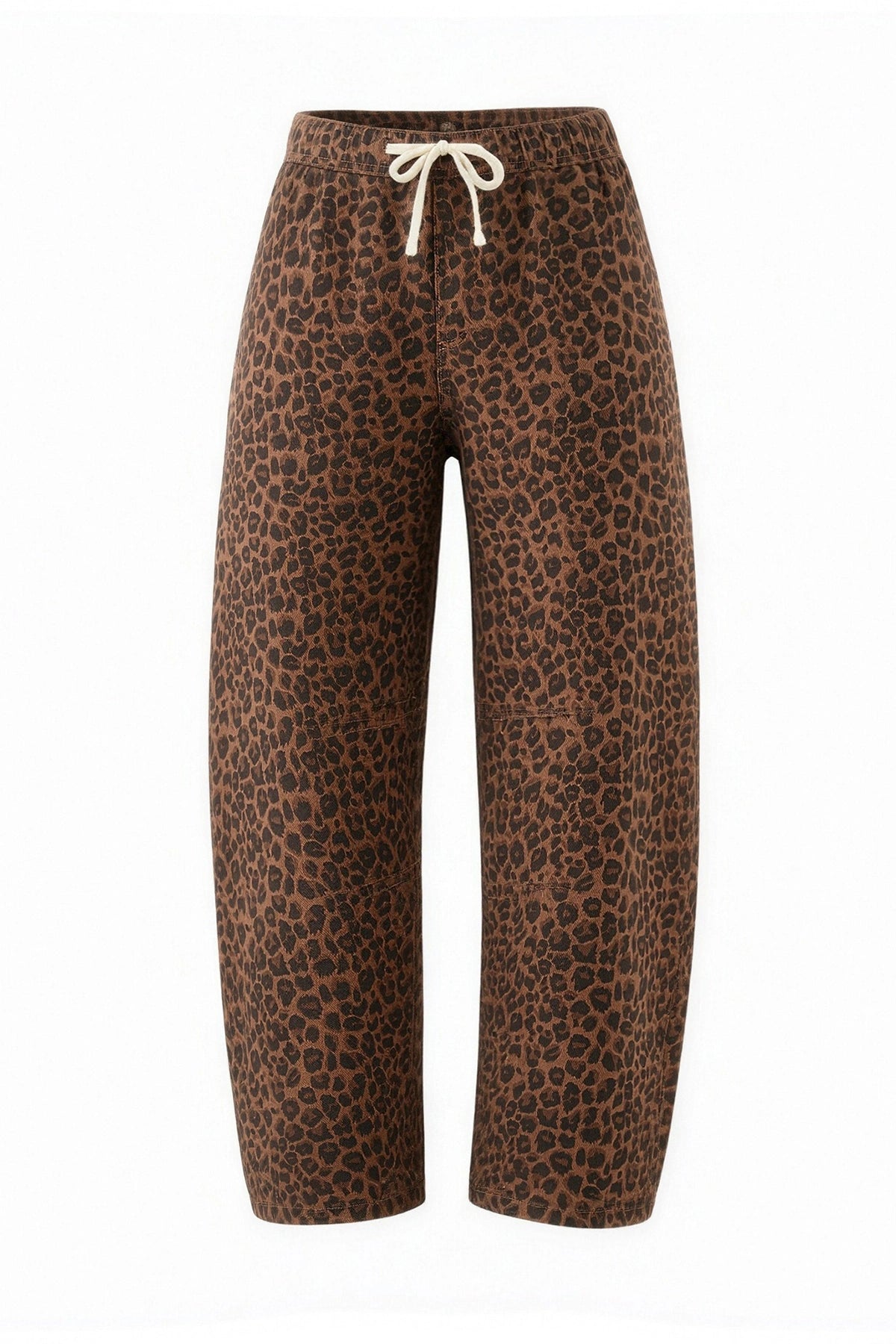 Womens Brown High Waisted Barrel Jeans | CicyBell