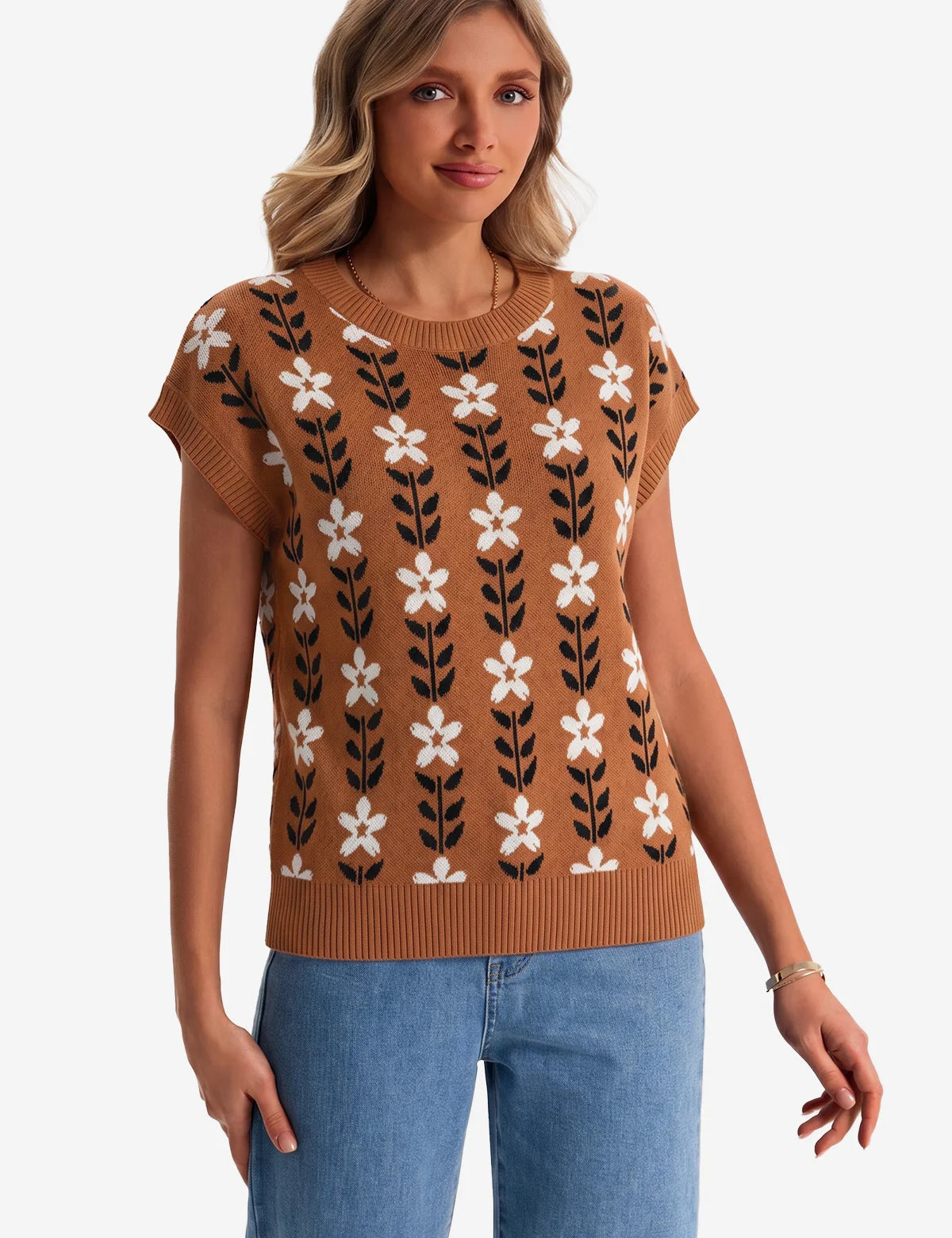 CicyBell-Women-BrownFlowers-Sweaters-N5Z035.webp