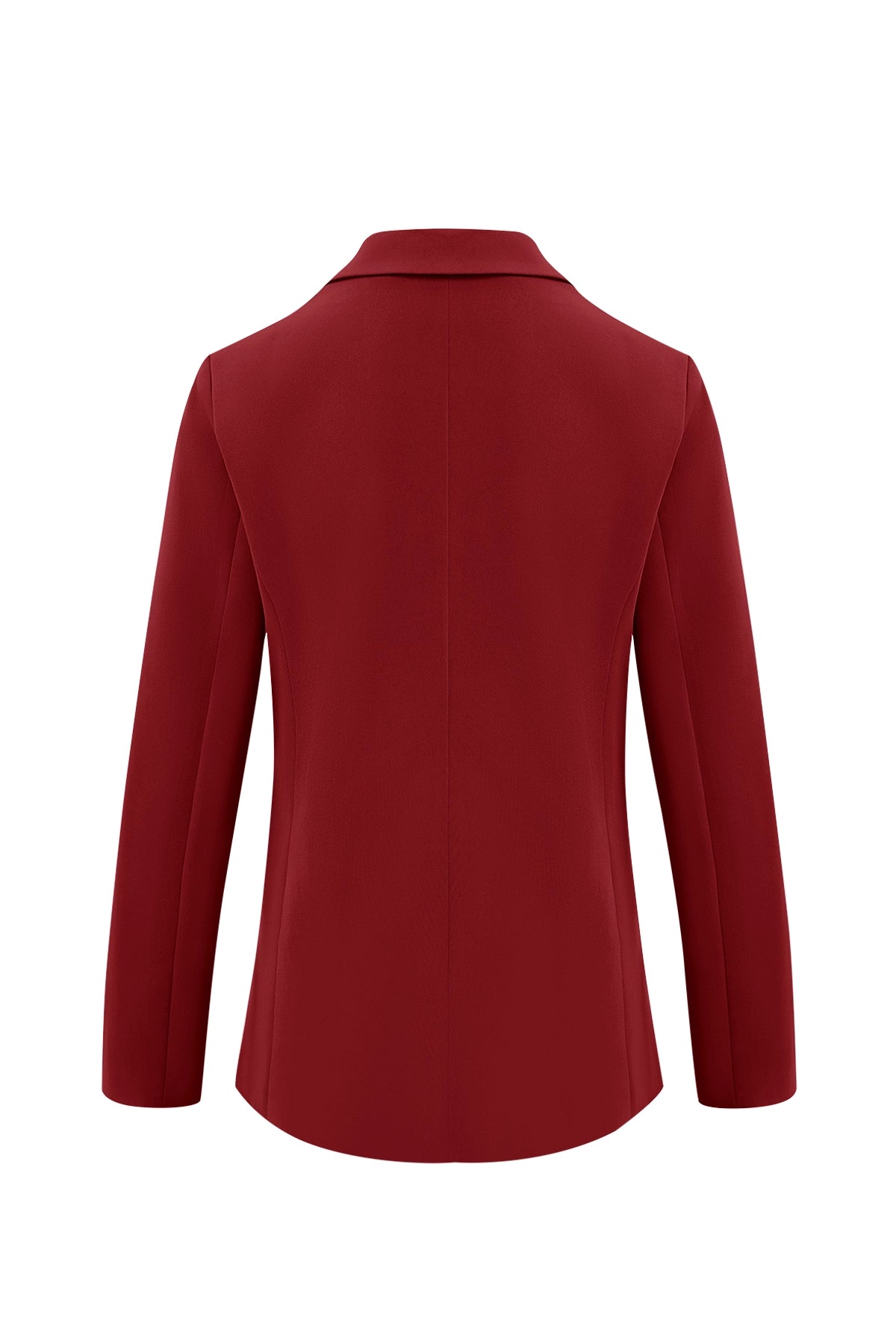 Womens Burgundy Casual Work Blazers | CicyBell