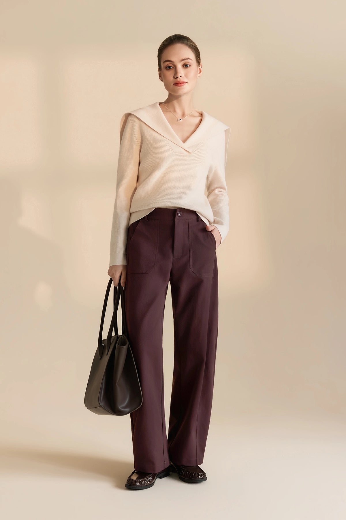 CicyBell-Women-Coffee-Pants-J7K332_2.webp