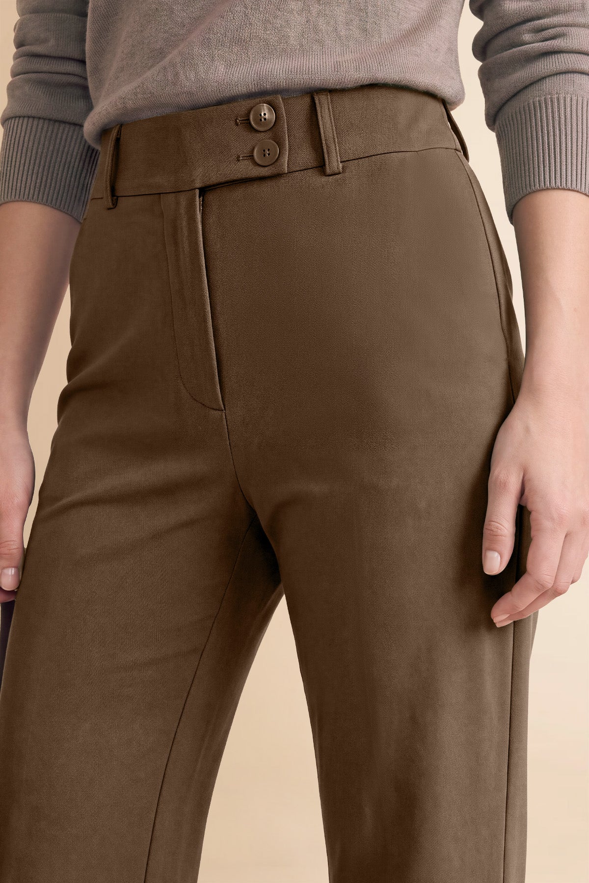 Womens Coffee Dress Work Pants | CicyBell