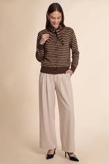 Womens Coffee Button Down Cardigans | CicyBell