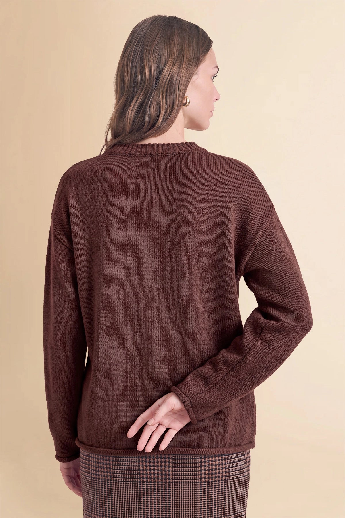 Womens Coffee Long Sleeve Sweater | Cicy Bell