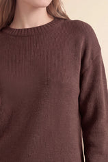 Womens Coffee Long Sleeve Sweater | Cicy Bell