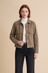Womens Dark Brown Faux Suede Leather Jacket | CicyBell