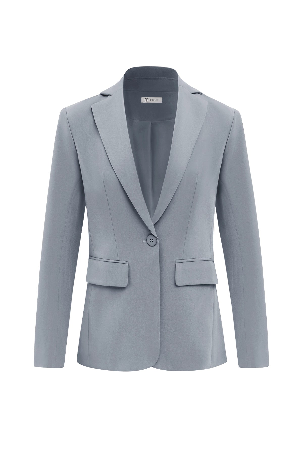 Womens Dark Grey Casual Work Blazers | CicyBell