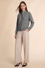 Womens Dark Grey Button Down Cardigans | CicyBell