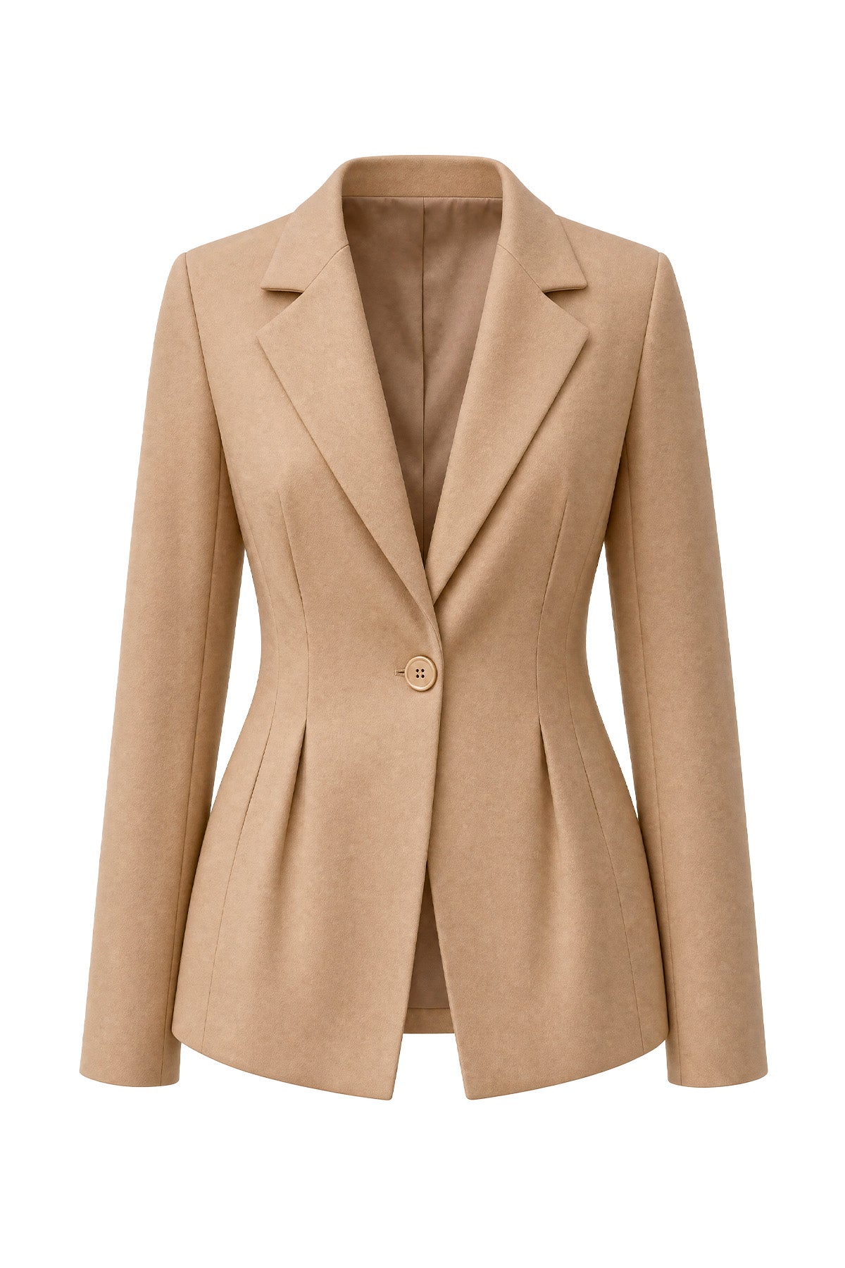 Womens Dark Khaki Business Casual Suit Jackets  | CicyBell
