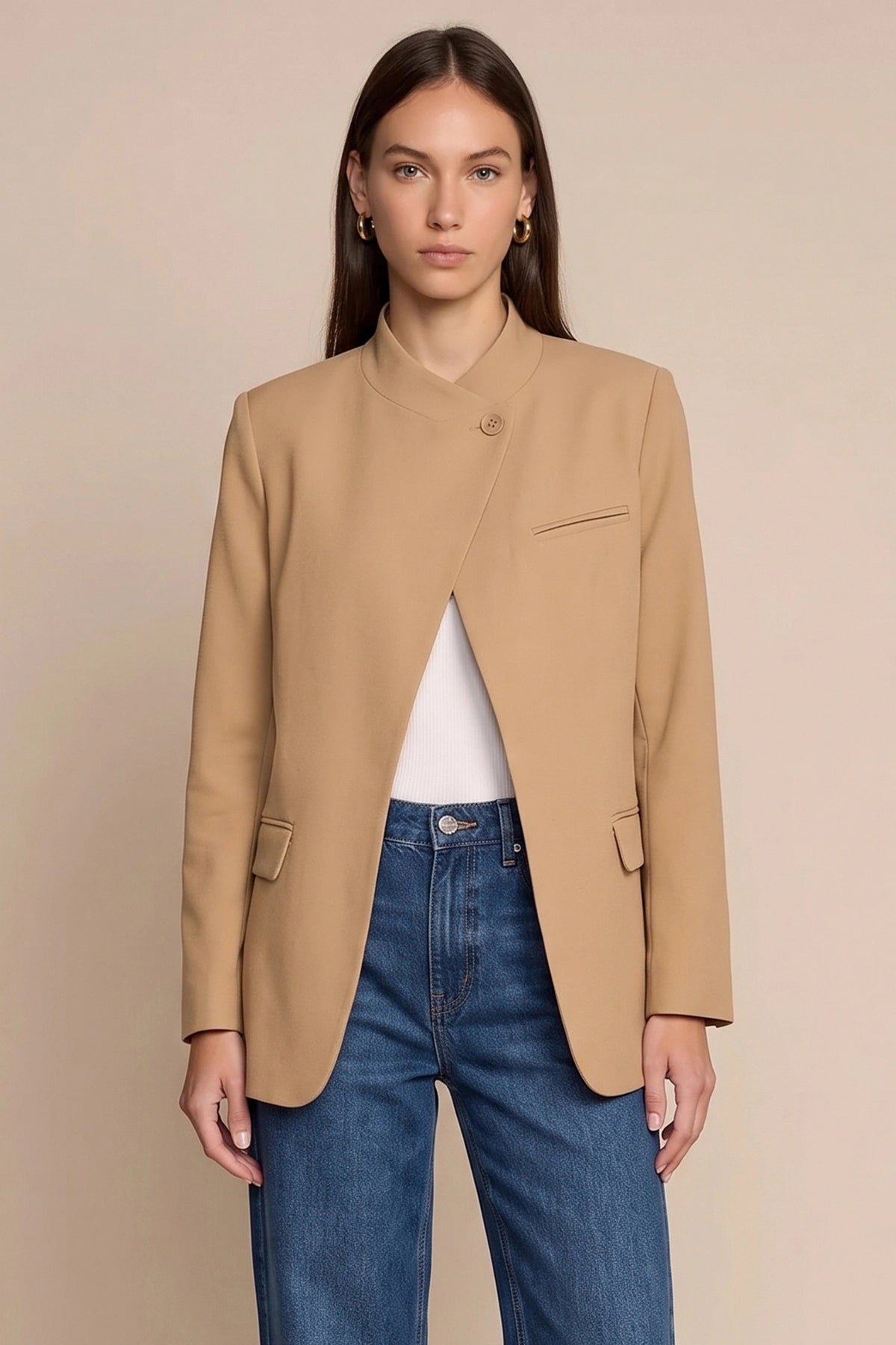 CicyBell-Women-Darkkhaki-Blazer-NX2693_1.webp