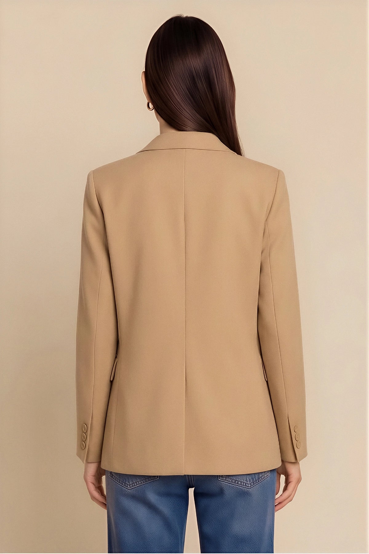 Womens Dark khaki Professional  Blazer | CicyBell