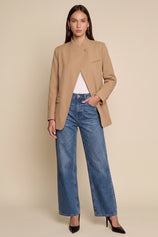 Womens Dark khaki Professional  Blazer | CicyBell