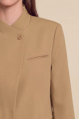 Womens Dark khaki Professional  Blazer | CicyBell