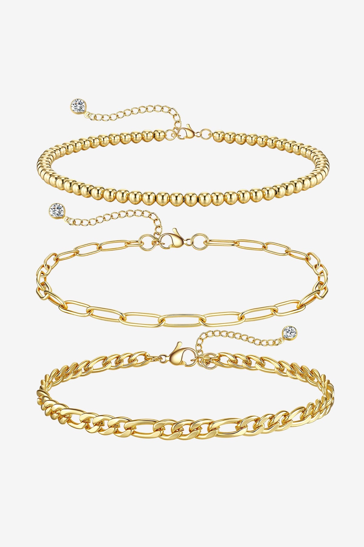 Women 18K Gold Opal Layered Bracelets | CicyBell