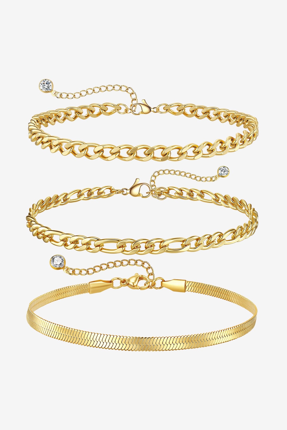 Women 18K Gold Opal Layered Bracelets | CicyBell