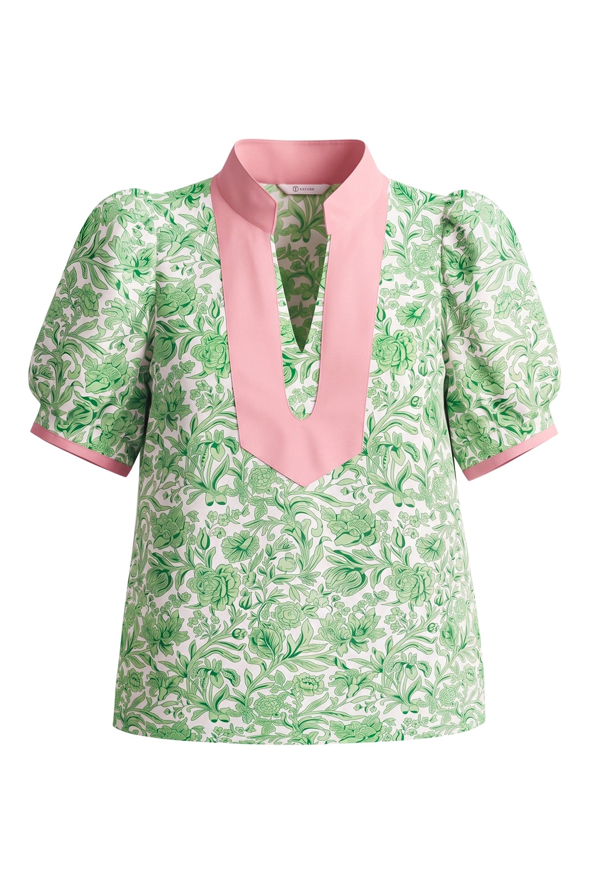 Womens Green Puff Sleeve Blouses | CicyBell