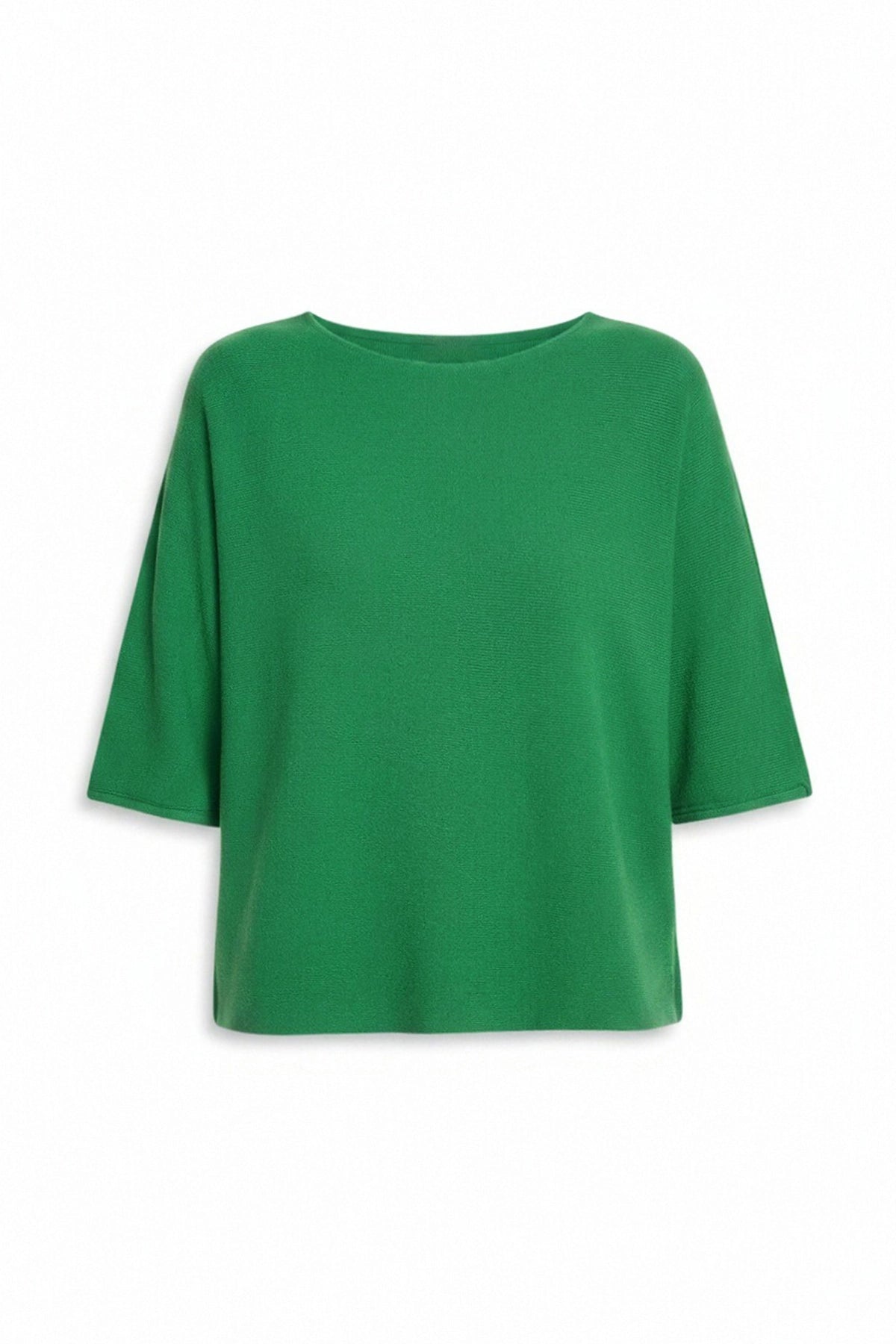 Cicy Bell Womens Green Half Sleeve Sweaters