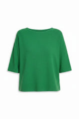 Cicy Bell Womens Green Half Sleeve Sweaters