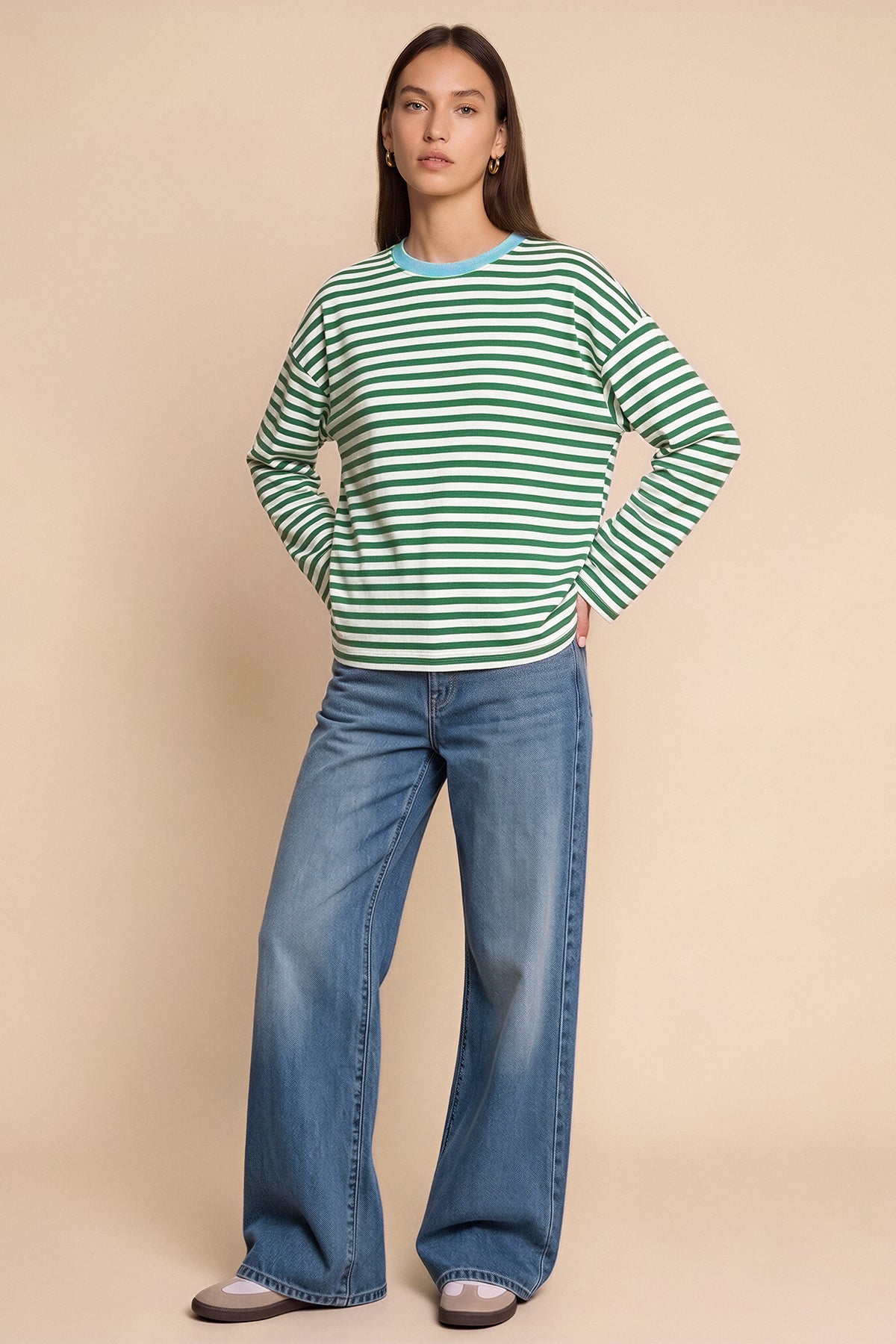 CicyBell-Women-Green-T-Shirts-J7K299_1.jpg