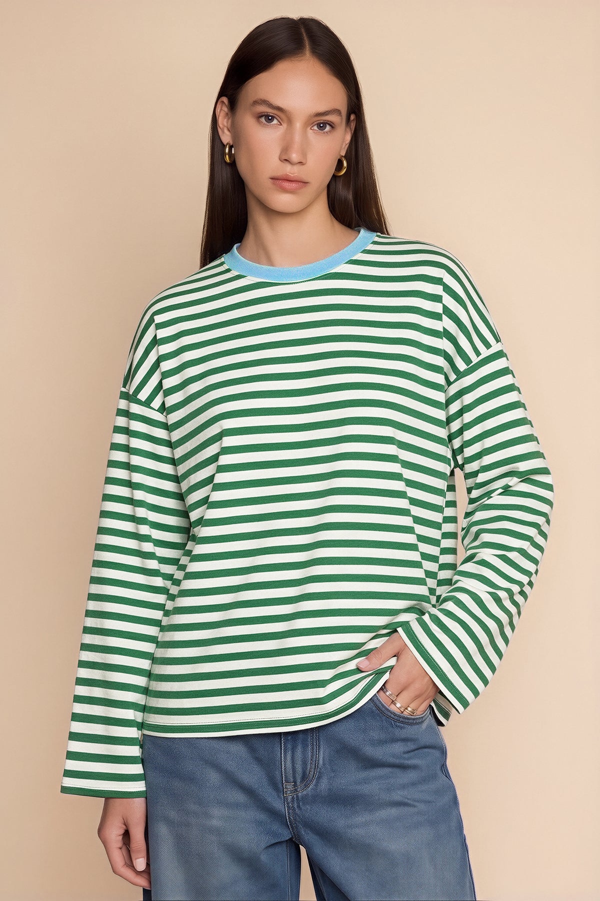 CicyBell-Women-Green-T-Shirts-J7K299_5.jpg