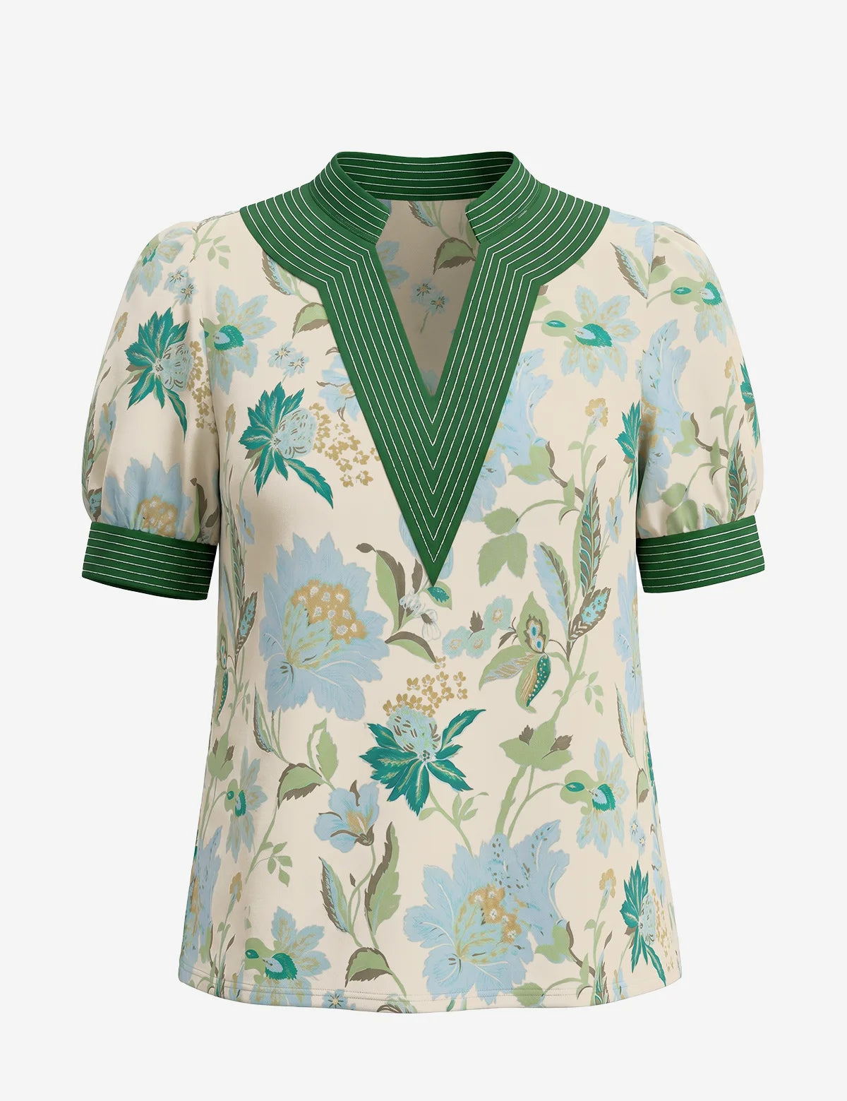 CicyBell-Women-GreenPrint-Blouses-NX2660_2.webp