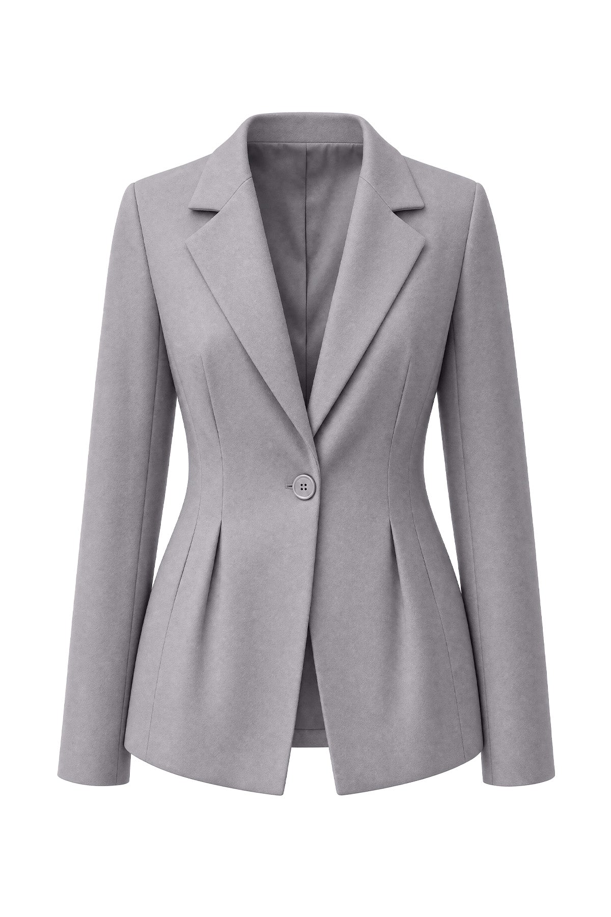 Womens Grey Business Casual Suit Jackets  | CicyBell