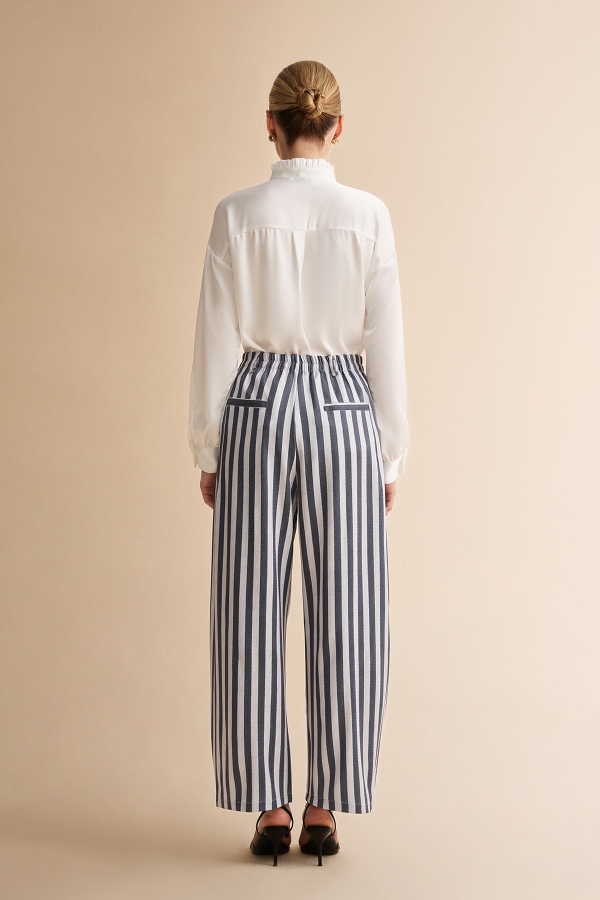 Womens Grey Barrel Dress Pants | CicyBell