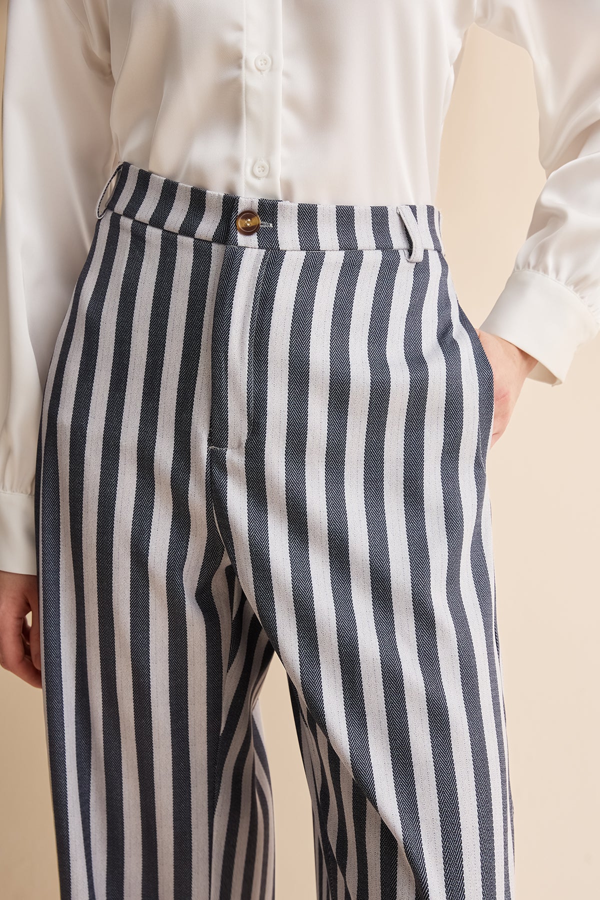 Womens Grey Barrel Dress Pants | CicyBell