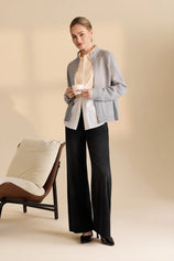 Womens Grey Chunky Cardigan Sweaters | CicyBell