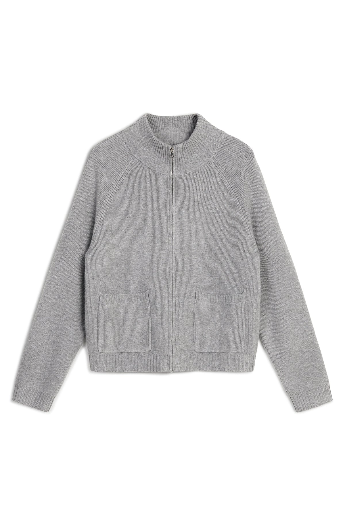 Womens Grey Chunky Cardigan Sweaters | CicyBell