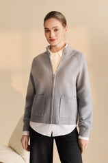 Womens Grey Chunky Cardigan Sweaters | CicyBell