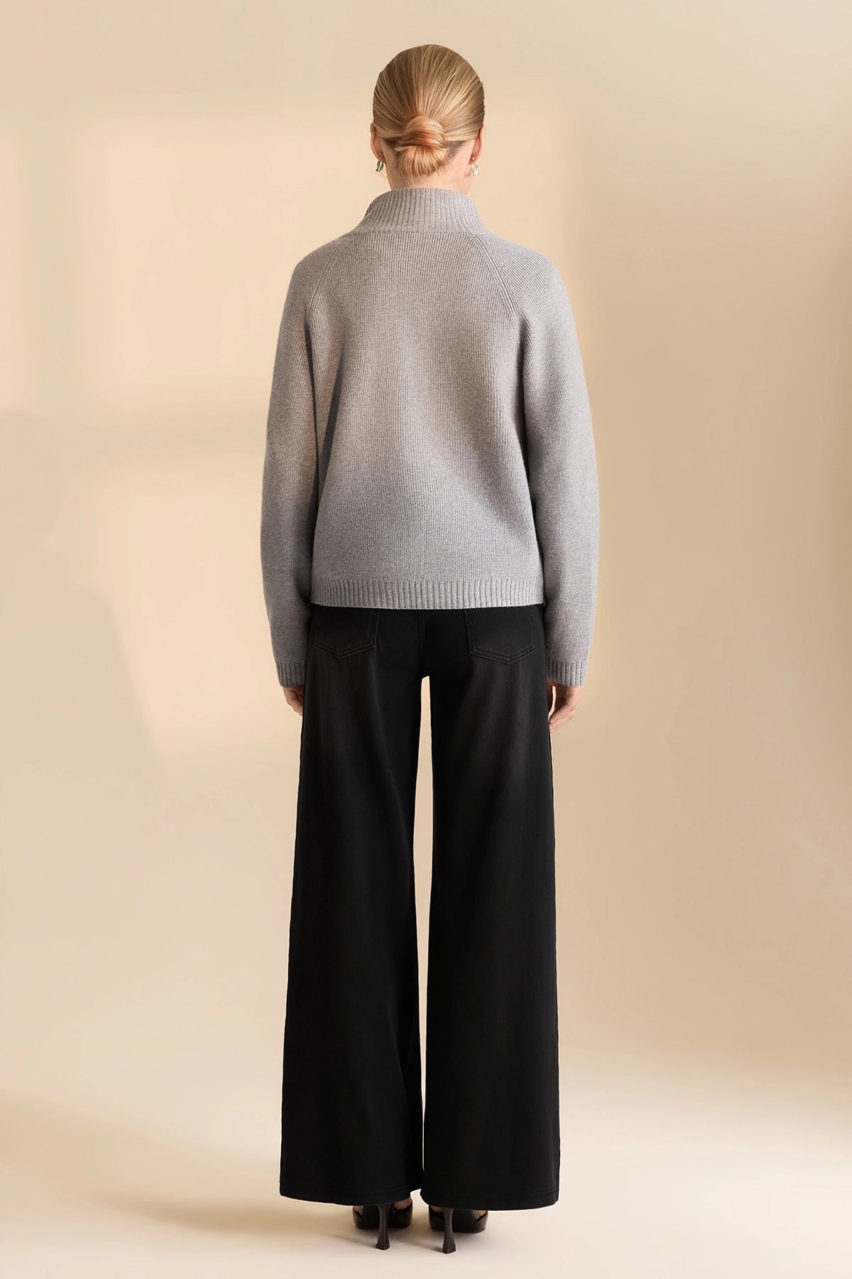 Womens Grey Chunky Cardigan Sweaters | CicyBell