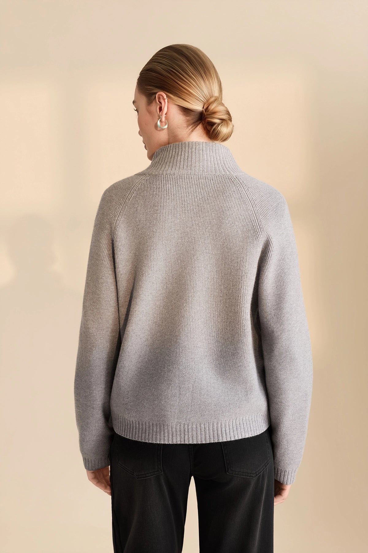Womens Grey Chunky Cardigan Sweaters | CicyBell