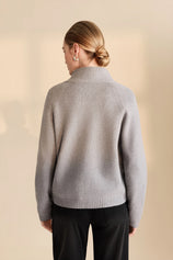 Womens Grey Chunky Cardigan Sweaters | CicyBell