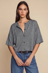 Womens Grey Cardigan Tops | Cicy Bell