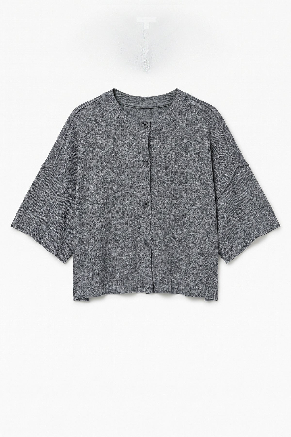 Womens Grey Cardigan Tops | Cicy Bell